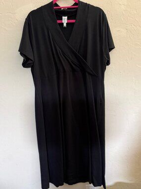 Magellan's Black Midi Dress, XL